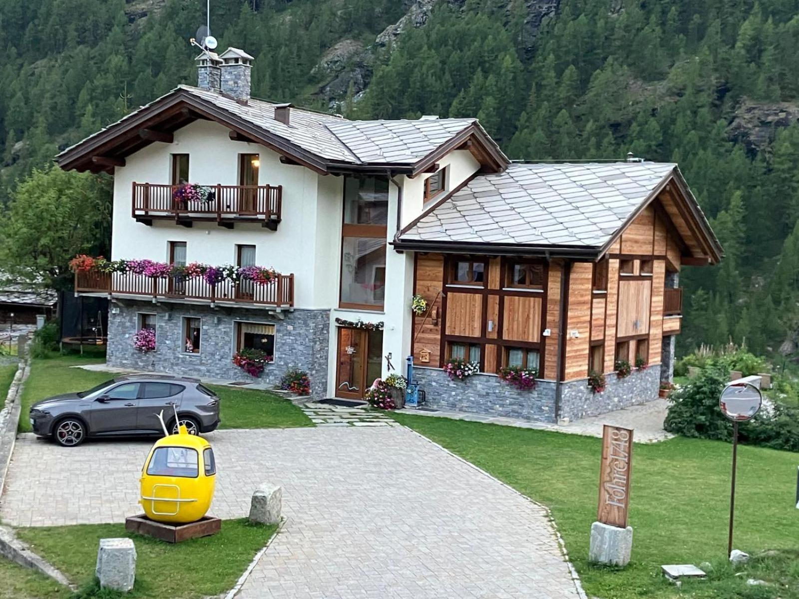 Fohre1748 Hotel Gressoney-la-Trinité Buitenkant foto